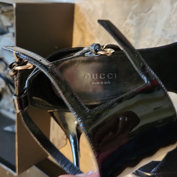 GUCCI ANKLE STRAP HEELS - Picture 14 of 15